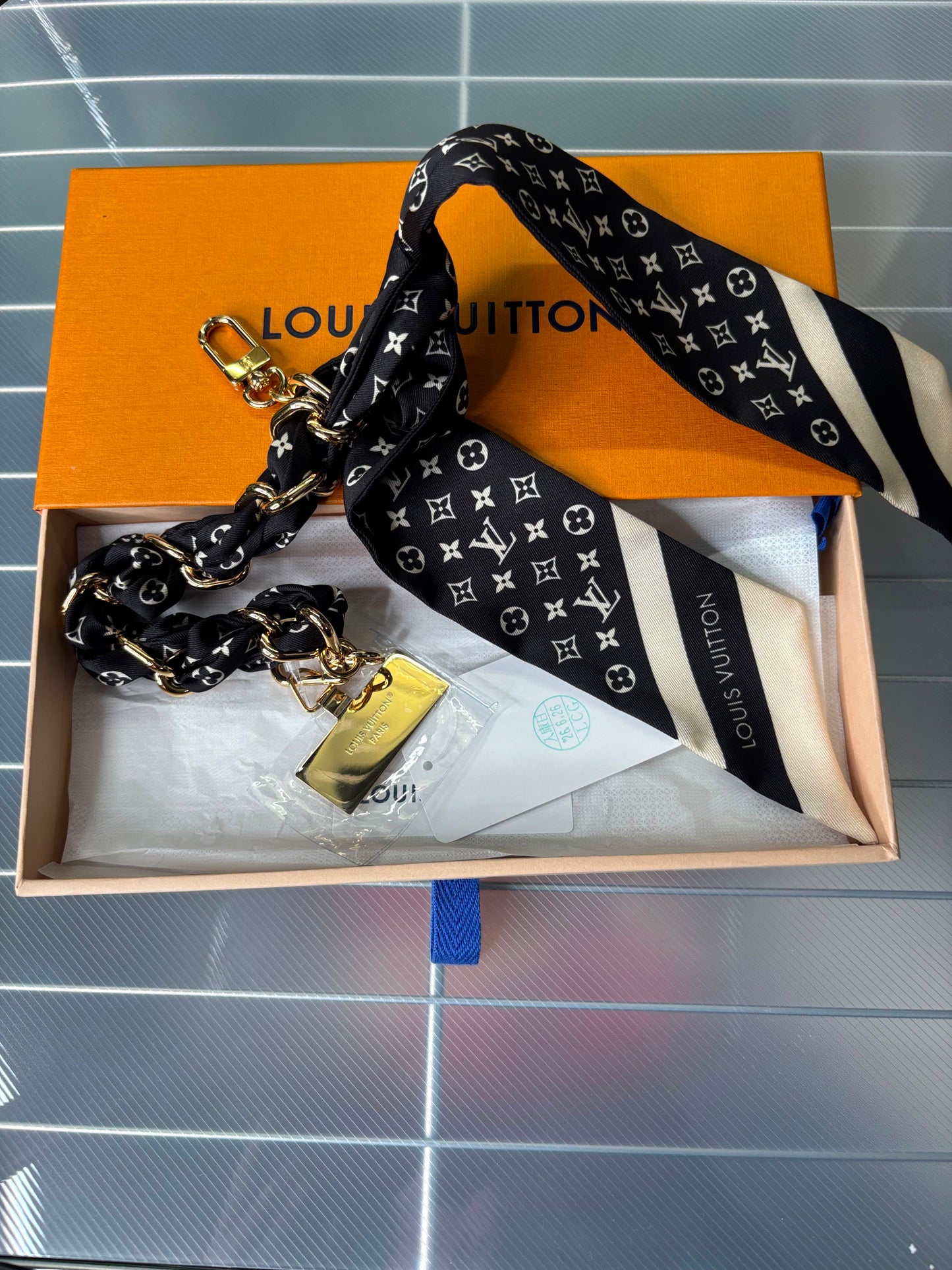 Louis Vuitton Monogram Silhouette Bag Charm and Phone Strap