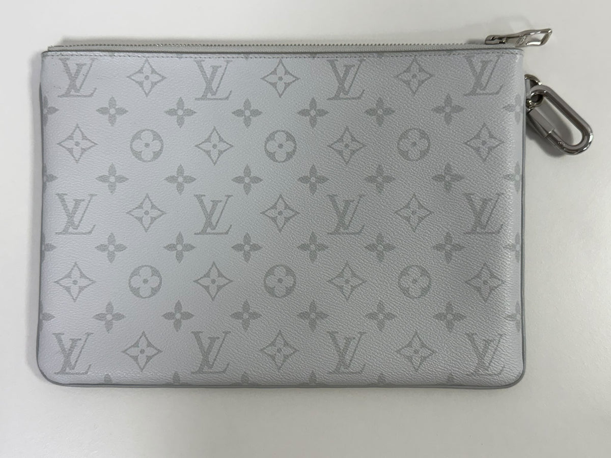 Louis Vuitton Monogram Logo Story Zipped Pouch GM