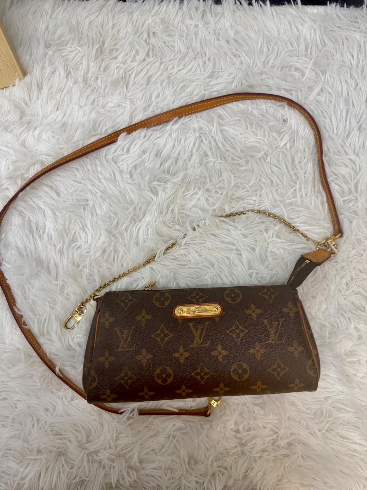 Louis Vuitton Monogram Canvas Eva Clutch, Brown (LY1653)