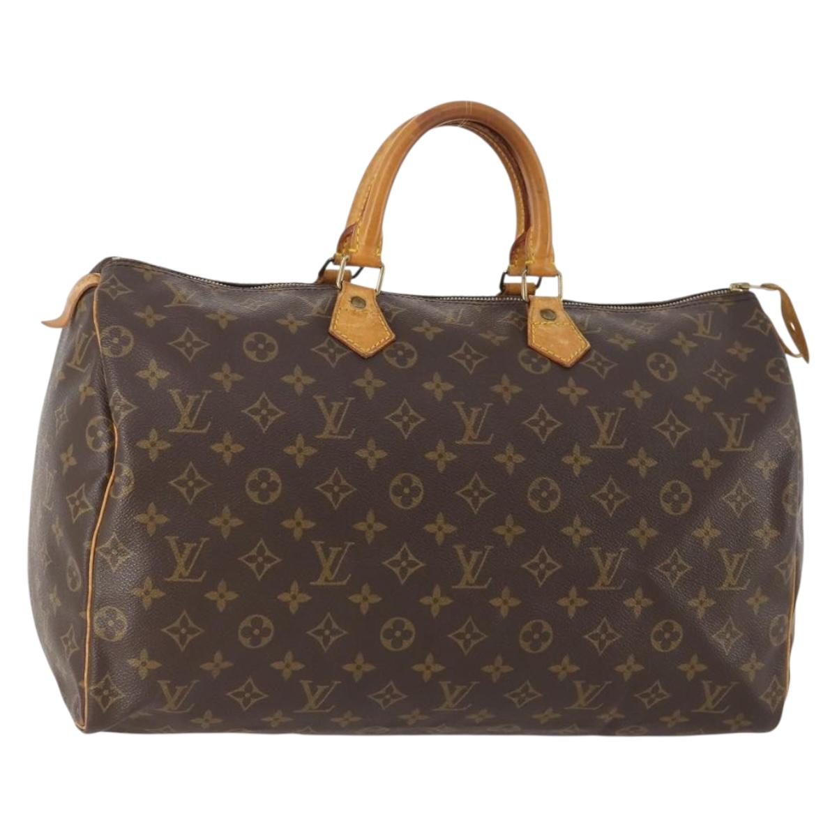 LOUIS VUITTON Monogram Speedy 40 Hand Bag M41522 LV Auth am10938 am10938