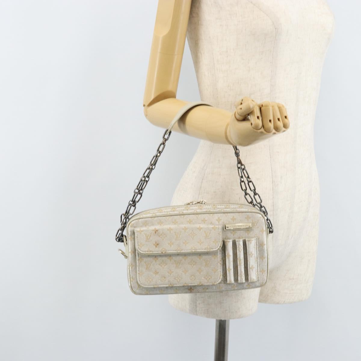 Louis Vuitton Monogram Shine Chain McKenna Bag Silver