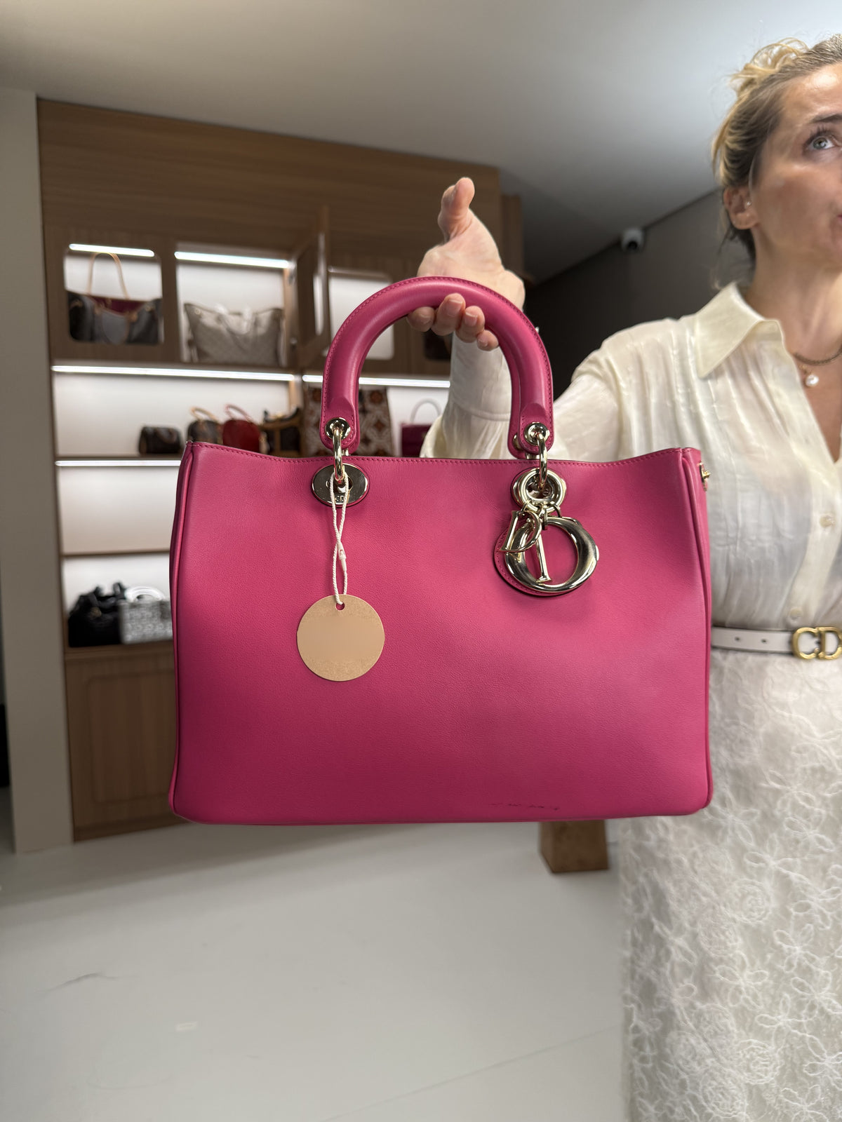 Dior Diorissimo Tote, Pink (MM0021)