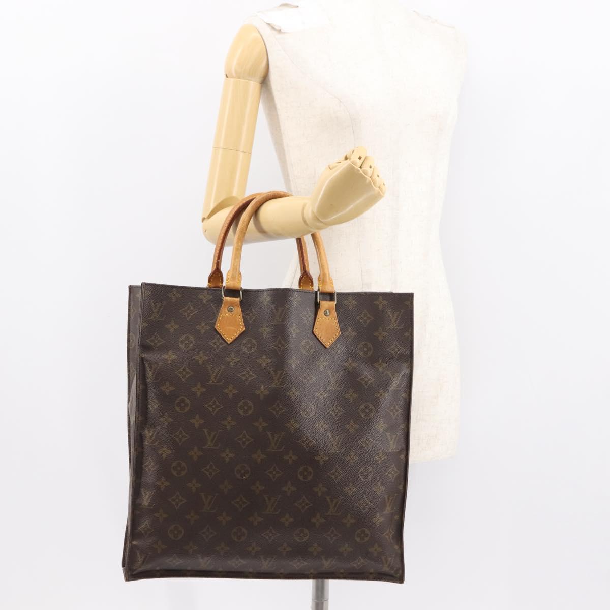 Louis Vuitton Monogram Sac Plat Hand Bag