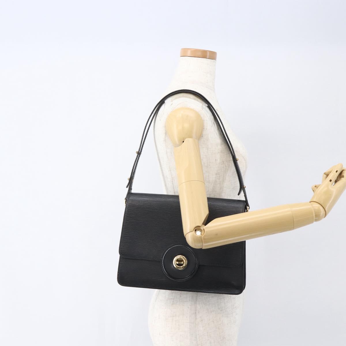 Louis Vuitton Epi Leather Free Run Shoulder Bag Black