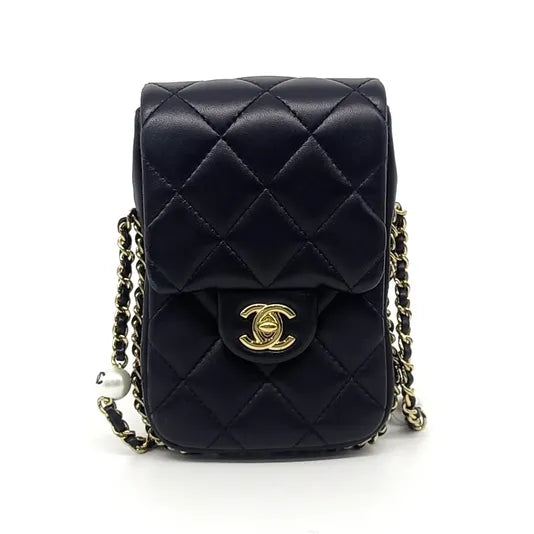 CHANEL PEARL CHAIN MINI FLAP BAG (JP)