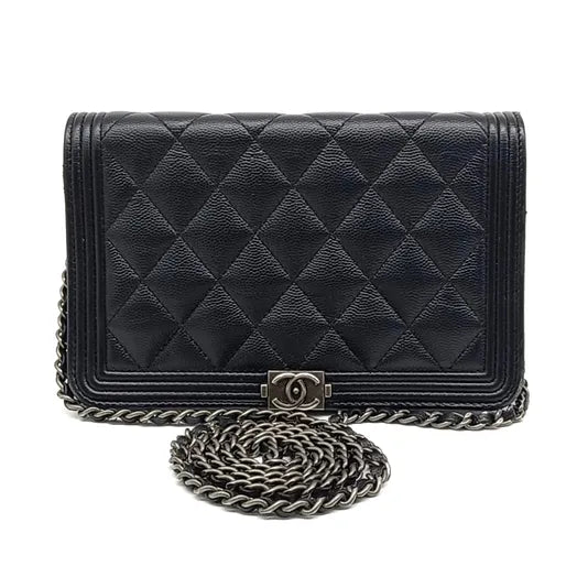 CHANEL CAVIAR BOY WOC MINI CROSSBODY BAG A80287 (JP)