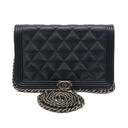 CHANEL CAVIAR BOY WOC MINI CROSSBODY BAG A80287 (JP)