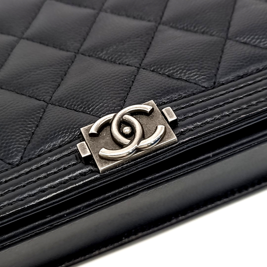 CHANEL CAVIAR BOY WOC MINI CROSSBODY BAG A80287 (JP)