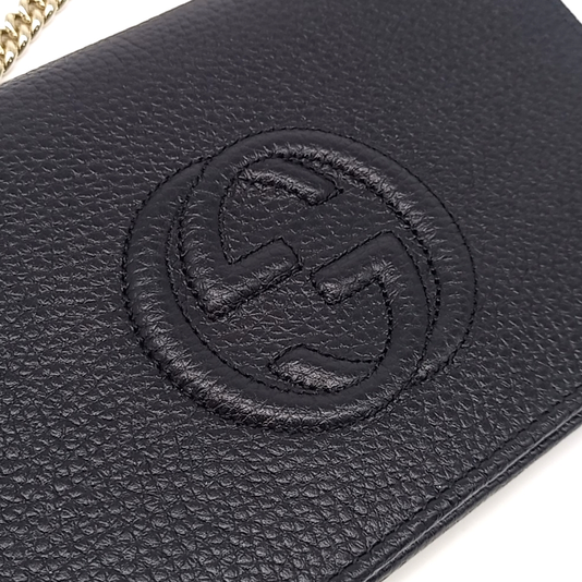 GUCCI SOHO CHAIN CROSSBODY BAG (598211) (JP)