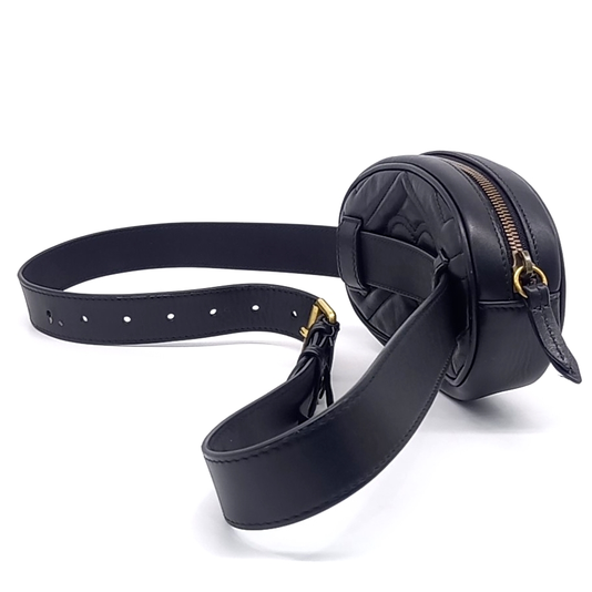 GUCCI GG MARMONT MATELASSÉ BELT BAG (476434) (JP)