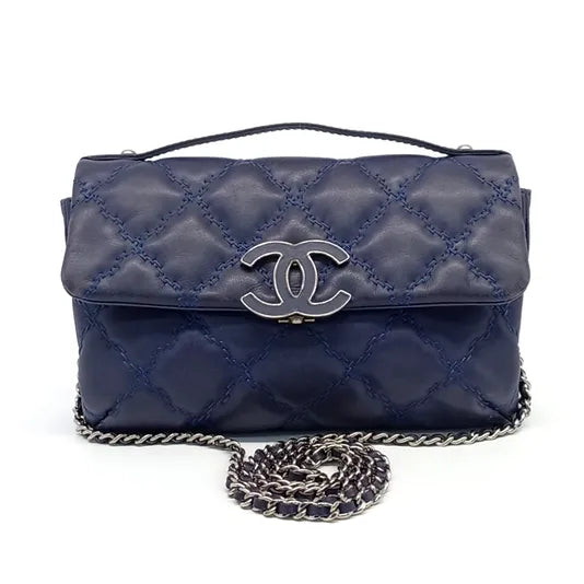 CHANEL HAMPTON STITCH TOTE AND CROSSBODY BAG (JP)
