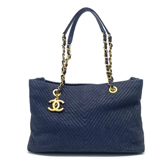 CHANEL CHEVRON CHAIN SHOULDER BAG (JP)