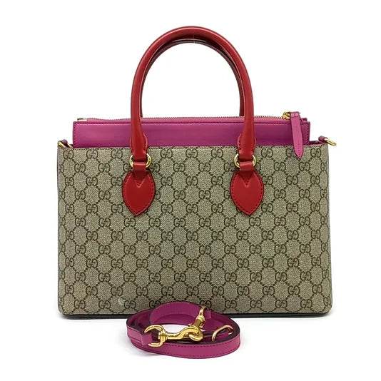GUCCI PVC TOTE AND SHOULDER BAG (409534) (JP)