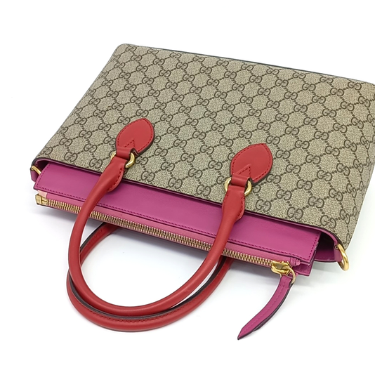 GUCCI PVC TOTE AND SHOULDER BAG (409534) (JP)