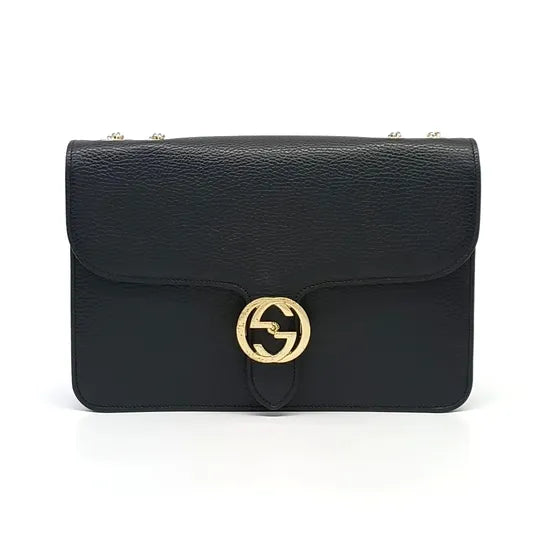 GUCCI INTERLOCKING GG SHOULDER BAG (510303) (JP)