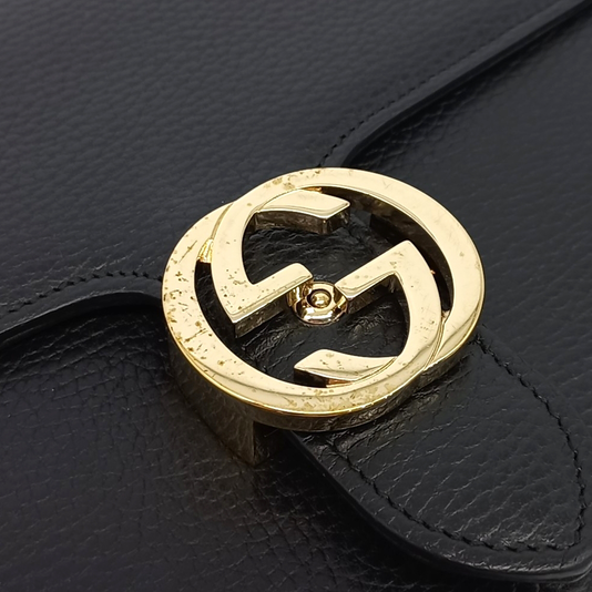 GUCCI INTERLOCKING GG SHOULDER BAG (510303) (JP)