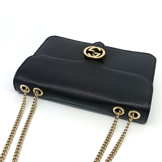 GUCCI INTERLOCKING GG SHOULDER BAG (510303) (JP)