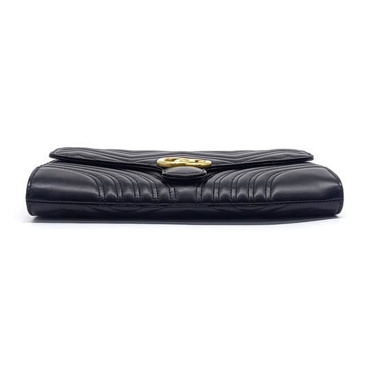 GUCCI MARMONT MATELASSÉ CLUTCH (498079) (JP)