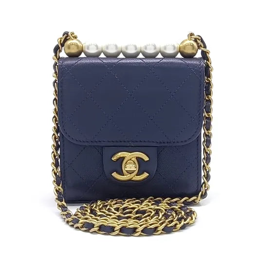CHANEL PEARL CHAIN MINI CROSSBODY BAG (JP)