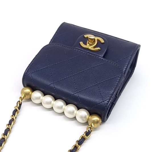 CHANEL PEARL CHAIN MINI CROSSBODY BAG (JP)