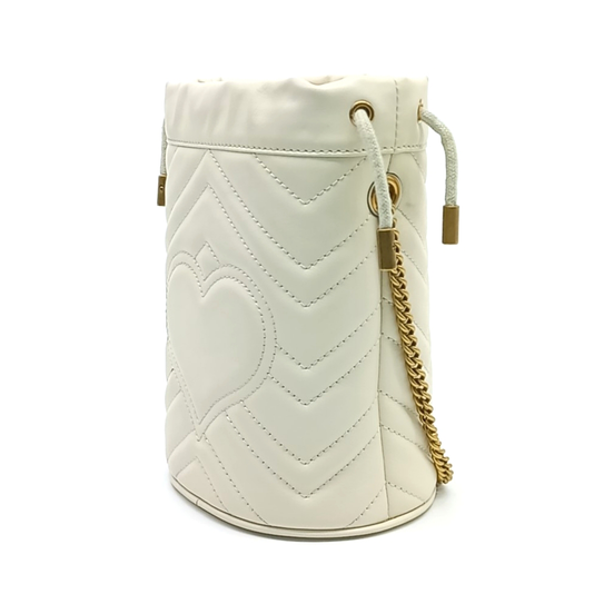 GUCCI GG MARMONT MINI BUCKET BAG (575163) (JP)