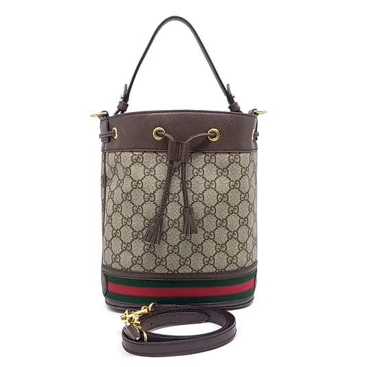 GUCCI OPHIDIA SMALL BUCKET BAG (550621) (JP)