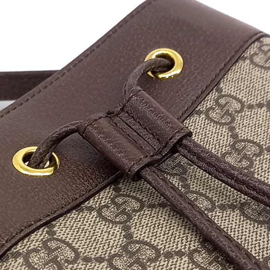 GUCCI OPHIDIA SMALL BUCKET BAG (550621) (JP)