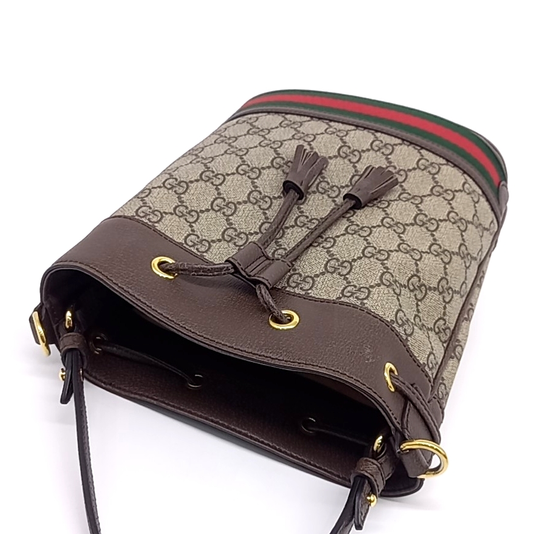 GUCCI OPHIDIA SMALL BUCKET BAG (550621) (JP)