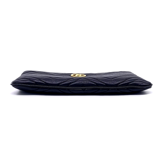 GUCCI GG MARMONT CLUTCH (525541) Black (JP)