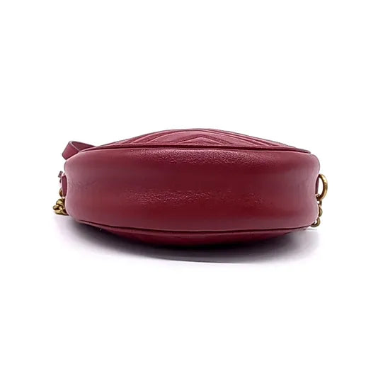 GUCCI MARMONT ROUND SHOULDER BAG (550154) (JP)