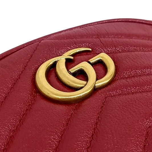GUCCI MARMONT ROUND SHOULDER BAG (550154) (JP)