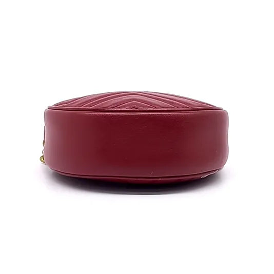GUCCI MARMONT ROUND SHOULDER BAG (550154) (JP)