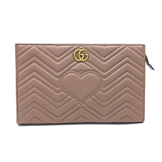 GUCCI MARMONT MATELASSÉ CLUTCH (448450) (JP)
