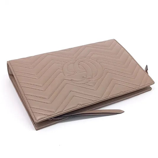 GUCCI MARMONT MATELASSÉ CLUTCH (448450) (JP)