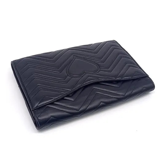 GUCCI MARMONT MATELASSÉ CLUTCH (498079) (JP)