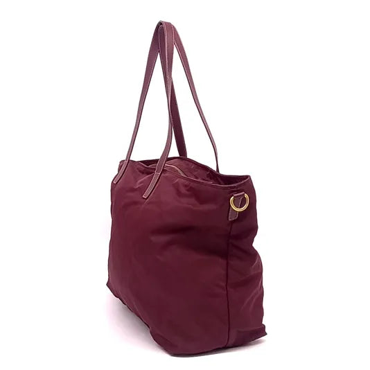 PRADA FABRIC TOTE AND SHOULDER BAG (JP)
