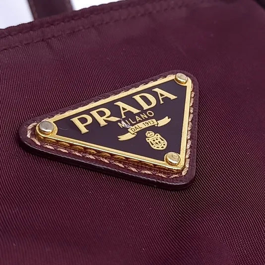 PRADA FABRIC TOTE AND SHOULDER BAG (JP)