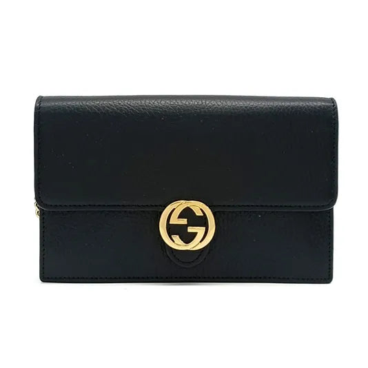 GUCCI INTERLOCKING CHAIN CROSSBODY BAG (510314) (JP)