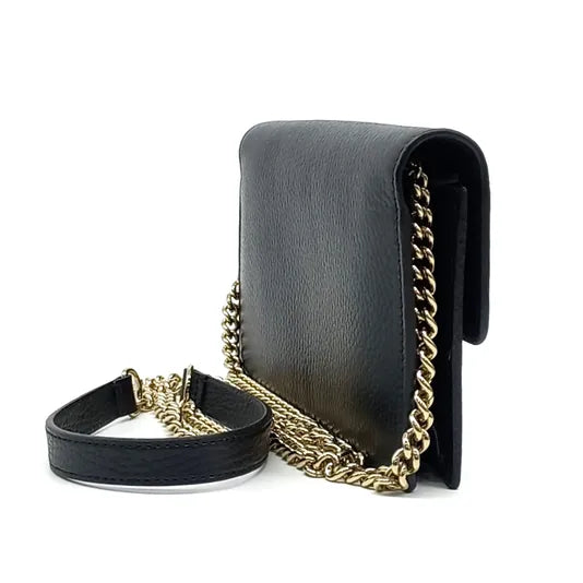 GUCCI INTERLOCKING CHAIN CROSSBODY BAG (510314) (JP)