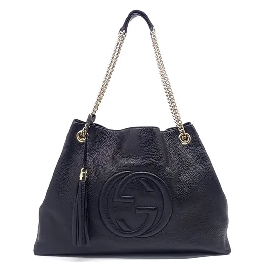 GUCCI SOHO TASSEL SHOULDER BAG LARGE (310306) (JP)