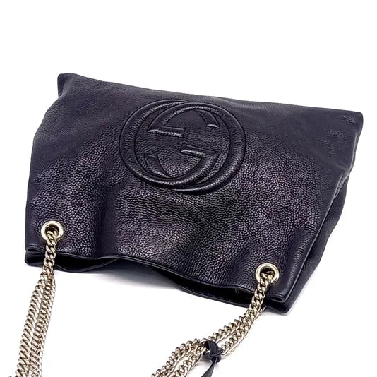 GUCCI SOHO TASSEL SHOULDER BAG LARGE (310306) (JP)