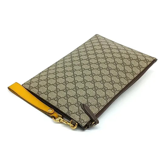 GUCCI GG SUPREME CLUTCH (473956) (JP)