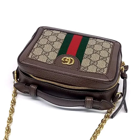 GUCCI OPHIDIA GG MINI CAMERA BAG (602576) (JP)