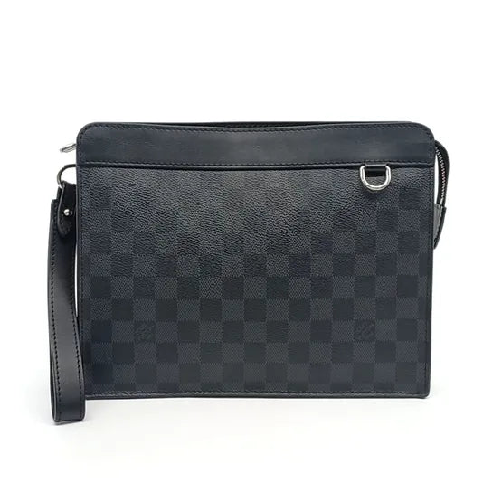LOUIS VUITTON GRAPHITE STANDING CLUTCH (JP)