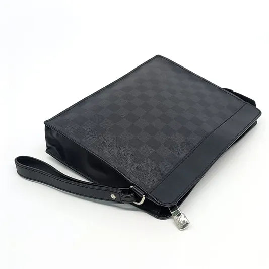 LOUIS VUITTON GRAPHITE STANDING CLUTCH (JP)