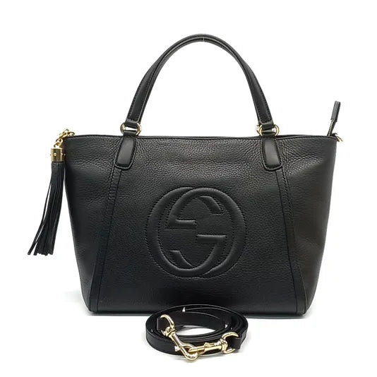 GUCCI SOHO LINE TOTE AND SHOULDER BAG (369176) (JP)