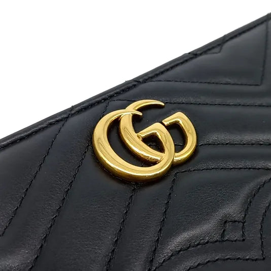 GUCCI MARMONT MATELASSÉ CLUTCH (448450) (JP)