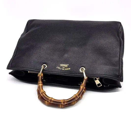 GUCCI BAMBOO TOTE & SHOULDER BAG (323658) (JP)