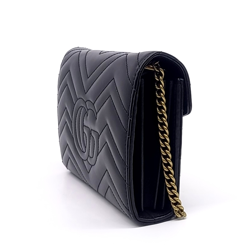 Gucci Marmont Matelasse Crossbody Bag (474575) (10487481)