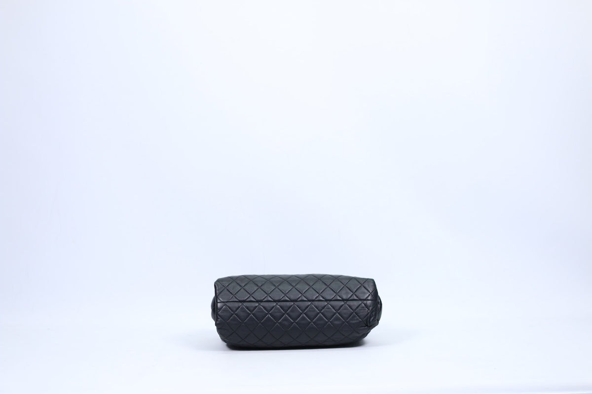 Chanel Black Lambskin Silver Flap ONE Shoulder Bag 20747726 (V3830917)